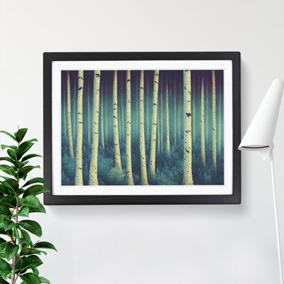 Moody Summer Forest - Framed Print