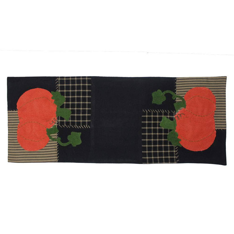F Pumpkin Patchwork Table Runner
