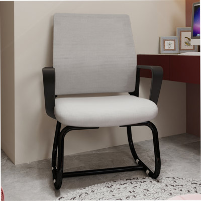 Chaise de bureau moderne minimaliste - structure en métal, douce et confortable, pour la maison et le bureau, disponible en plusieurs couleurs