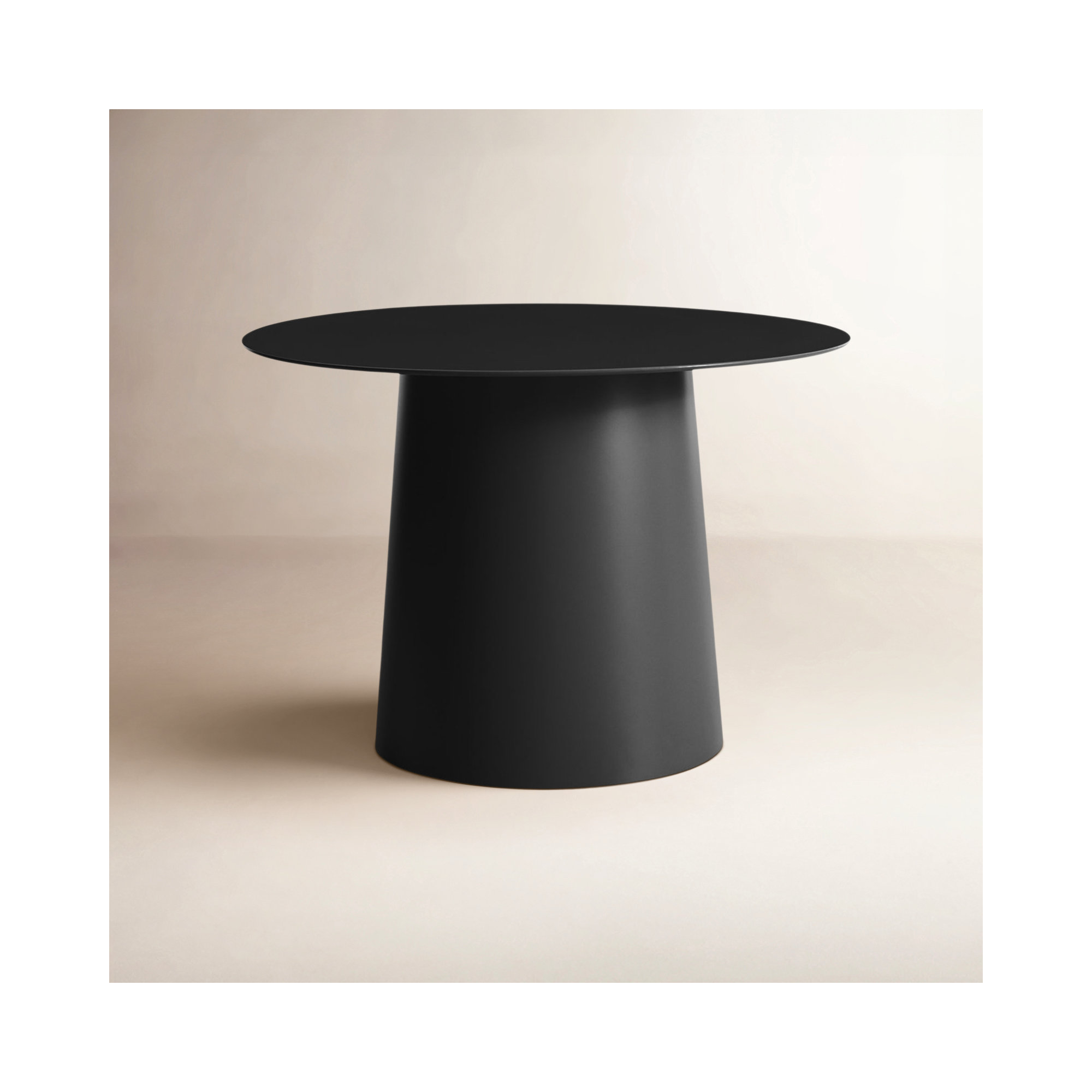 Circula Single End Table, 16" H x 24" W x 24" D, Oblivion