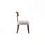 Ensemble de 2 chaises de salle à manger en bois massif et filet de rotin pour toute salle à manger-232614016