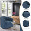 Fauteuil demi-tonneau pivotant Aunna-1940393273