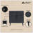 Accent Cabinet In Charcoal Gray-1936903983