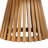 Candiance Modern Slatted Acacia Wood Coffee Table