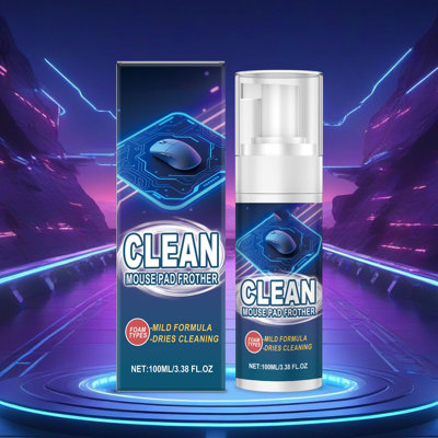 Esports cleaners Mouse Pad Cleaner Quickly-drying Decontamination Foam Gaming Keyboard Data Cable Mobile Phone Case Household Decontamination Deodorizing Cleaning  100ml