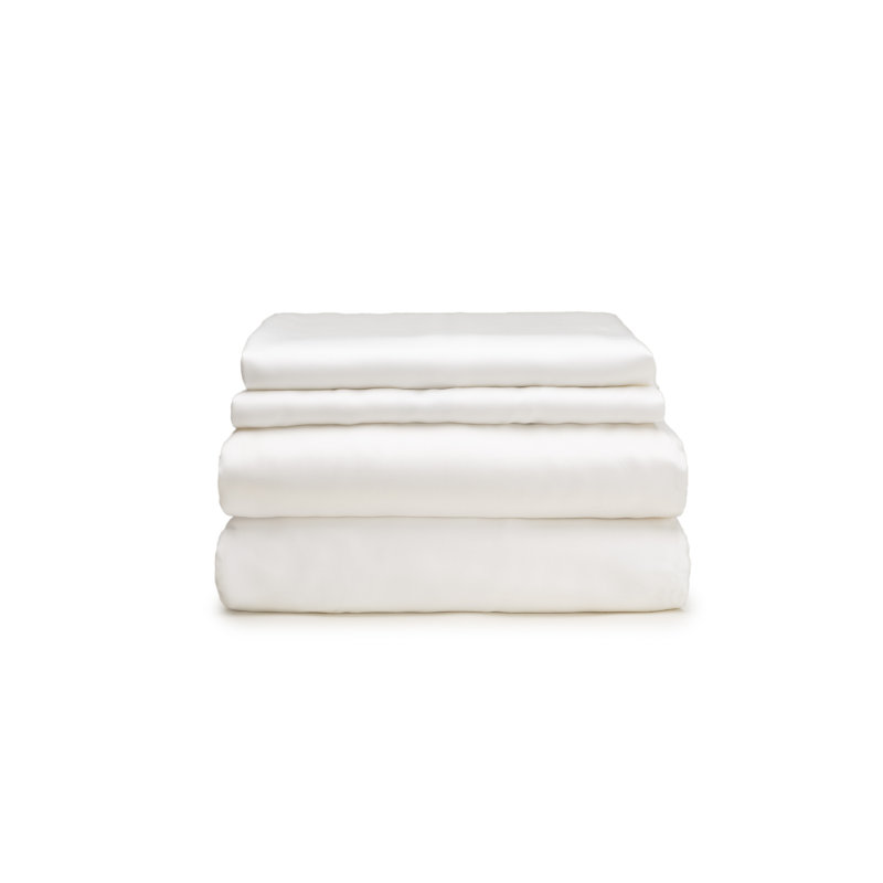 Eco Friendly 100% Tencel Sheet Set, Queen, White