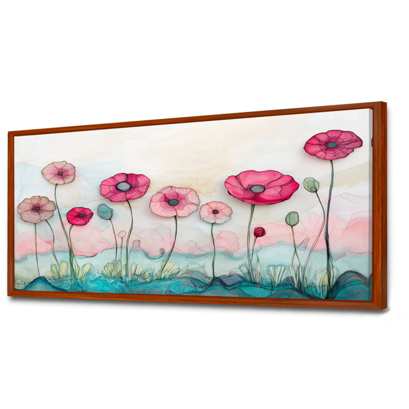 Art floral aviaire sur toile, art mural oiseau botanique, collage d'oiseaux botaniques, H 28 po x l 60 po