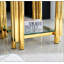 Table de bout carrée 20 pouces, table de bout moderne en acier inoxydable, table basse en verre trempé transparent double couche, table d'appoint avec rangement, pour le bureau à domicile-316826621