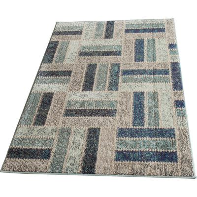 Suzan Geometric Hand Woven Area Rug