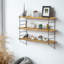 Industrial Wall Mounted Floating Shelf-1399151508