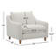 Ensemble de deux chaises rembourrées Raja