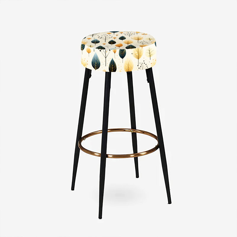 Ensemble de 2 tabourets de bar Modern Leaf