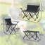 Rectangular 4 - Person 95Cm L Outdoor Portable Picnic Table Set-1710138965