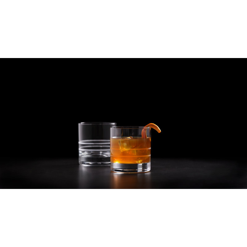 Crafthouse Clear Tritan Crystal 13.5oz Whiskey Glass Set of 4