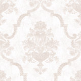 Azulejo Large Baroque Damask 33' L x 21" W Wallpaper Roll