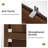 5-Tier 39.37" W X 70.87" H Modern Brown Wood Farmhouse Home Office Tall Bookshelf Bookcase Open Large Storage-979666397