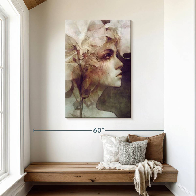 Leisha Lady Petal, 45" H x 30" W