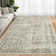 Oriental Machine Washable Rug Non-Slip Area Rug for Living Room Low-Pile Rug Indoor Floor Cover Floral Rug for Bedroom Dining Room Hallway Kitchen Office