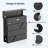 Lockable Wall Mounted Mailbox