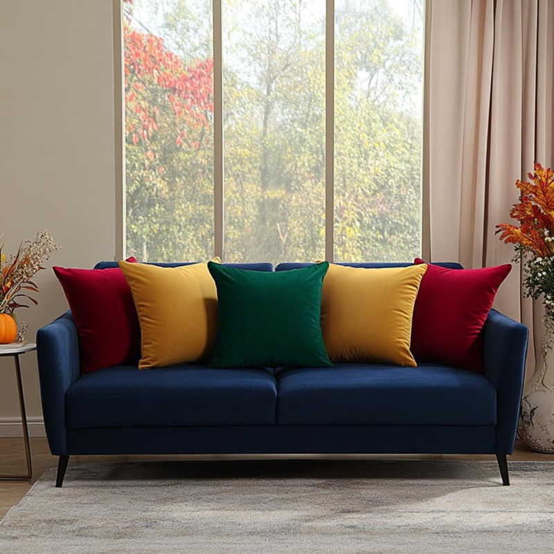 Ensemble de 2 coussins décoratifs printaniers pour canapé-lit, Vert