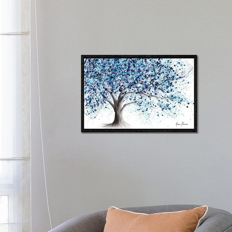 Marine Tree by Ashvin Harrison - Print on Canvas, Black Framed, 66.04 cm H x 45.72 cm W