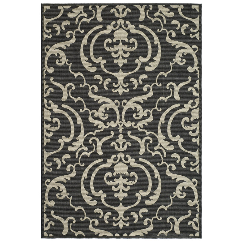 Tapis oriental intérieur / extérieur Egmund Performance, Rectangle 9 pi x 12 pi