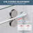 44"- 48" W x 74"H Single Sliding Frameless Shower Door, Sliding Door with 1/4" (6mm) Tempered Glass, Easy-Clean Nano Coating for Walk-in Shower, Smooth Quiet Glide, Chrome-135621746