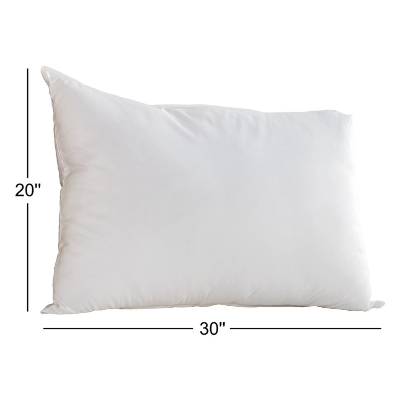 Wayfair Sleep™ Medium Support Pillow, Queen/Standard Pillow: 20" x 30"