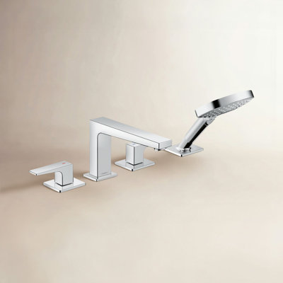Metropol 4-Hole Roman Tub Faucet Set