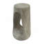 Table d'appoint d'extérieur, table de bout à conception creuse, tabouret de jardin pour patio, table d'appoint décorative pour terrasse de balcon sur la plage, béton léger, texture semblable au bois-1102501432