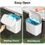 JOYBOS, bac à compost 1,8 gallons, petit bac à compost suspendu pour comptoir ou sous l'évier, bac à déchets pour l'intérieur des cuisines, salles de bain, salons, véhicules récréatifs, chambre à coucher (Gal 1,8 gal)-127324330