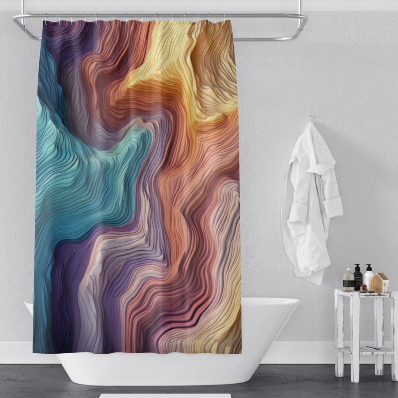 Rideau de douche Inworth, H 72 po x l 70 po
