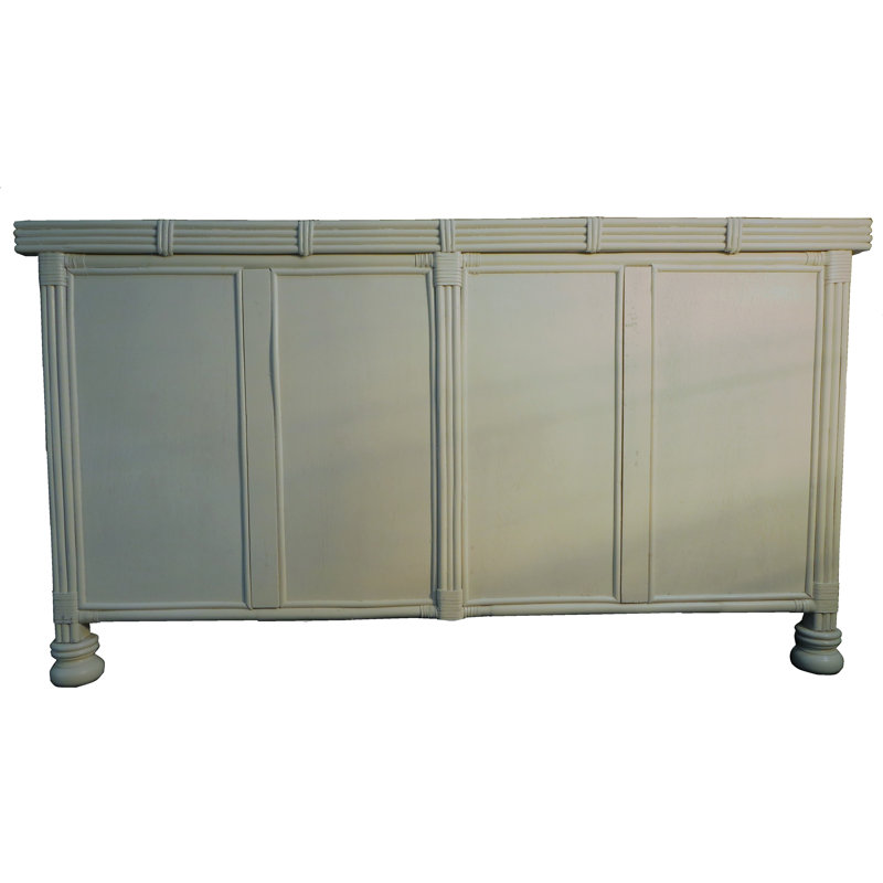 Commode double 6 tiroirs Sumner, Blanc