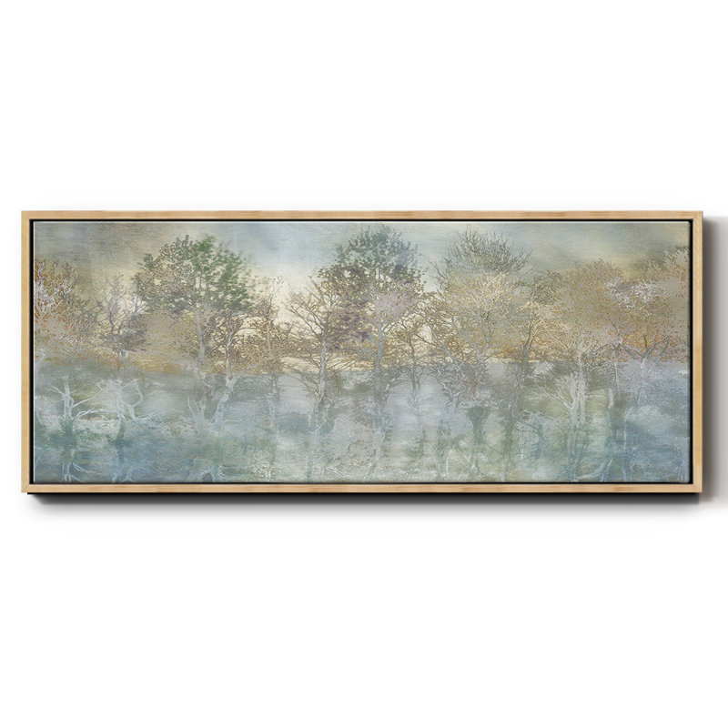 River Reflection - toile encadrée, H 12 po x l 30 po