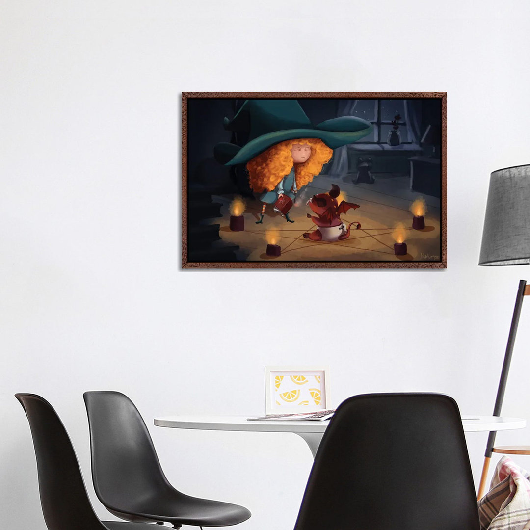 Die Hexe von Holumpa - Galerie-umwickelte Leinwand Giclée auf Leinwand