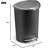 Simplehuman 50 Liter / 13 Gallon Semi-Round Kitchen Step Trash Can with Secure Slide Lock, Plastic-11266104