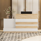 Elegant Reception Desk - Modern And Functional Welcome Station