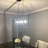 4-Light Kitchen Island Lighting Square / Rectangle Chandelier for Dining Room