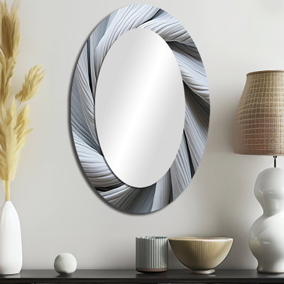 Miroir mural gris moderne