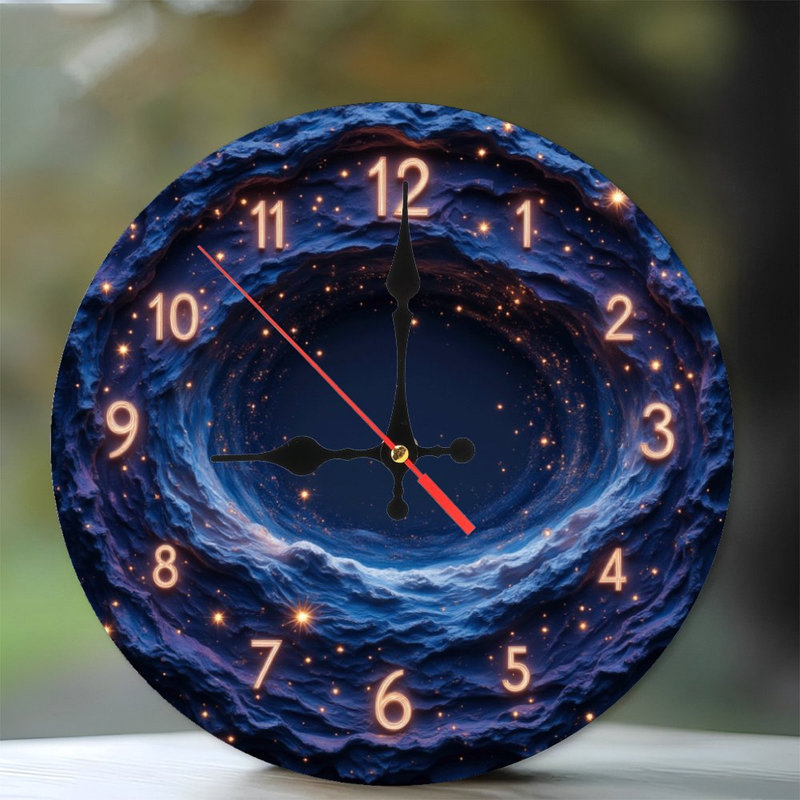Galaxy Themed Clock