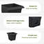  Square Flower Pot 6 Pcs Plastic-354333274-354333277