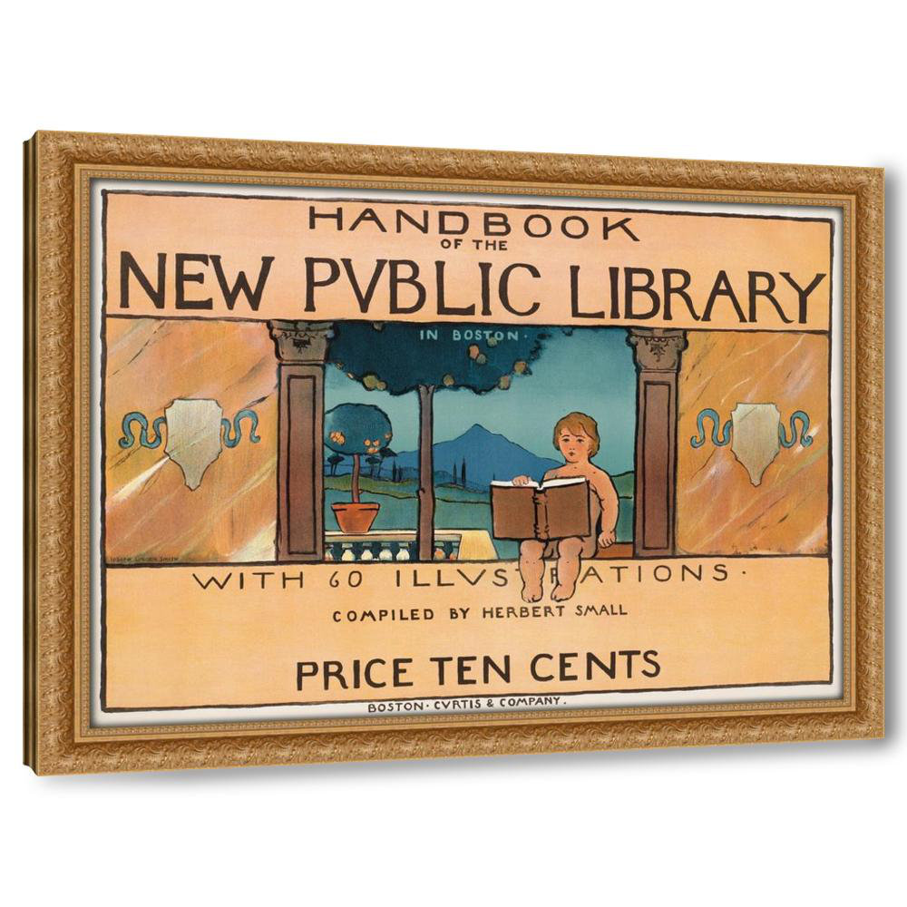 Astoria Grand Handbook of the new public library in Boston (ca. 1890 ...