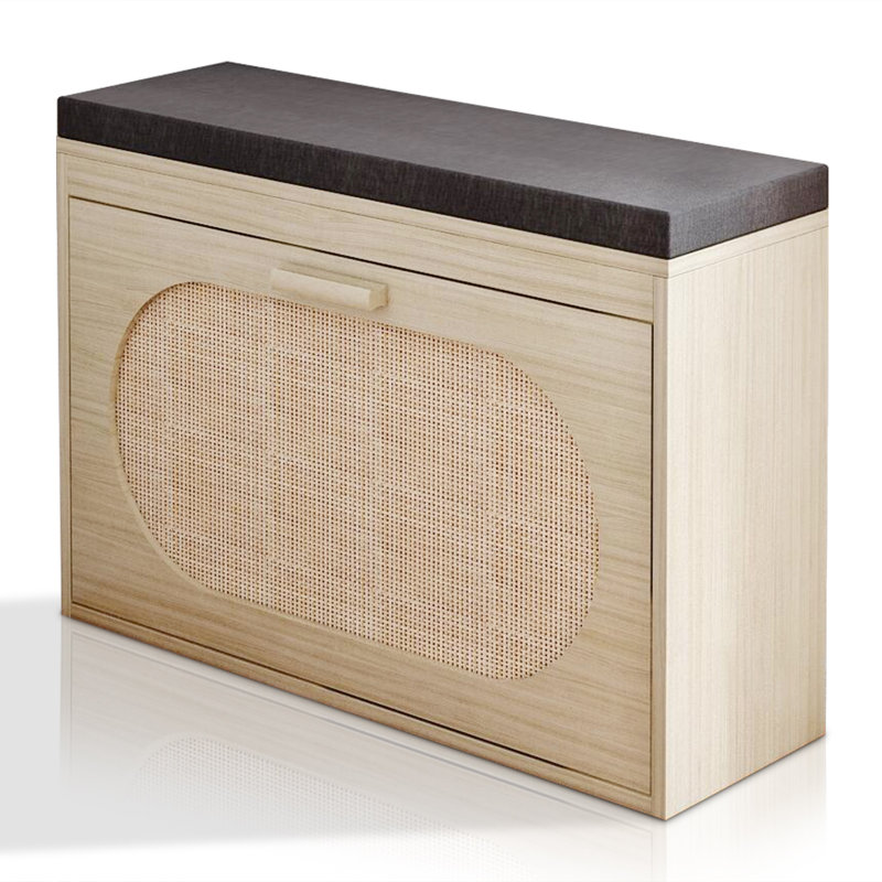 Branam Linen Upholstered Storage Bench