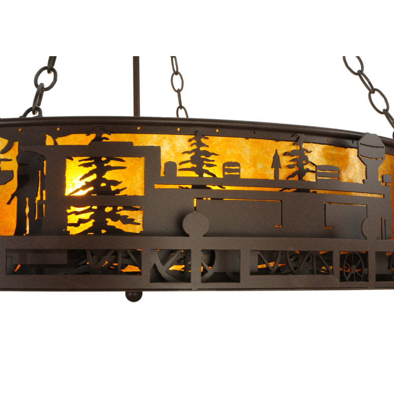Rustic Lodge 4 - Light Chandelier