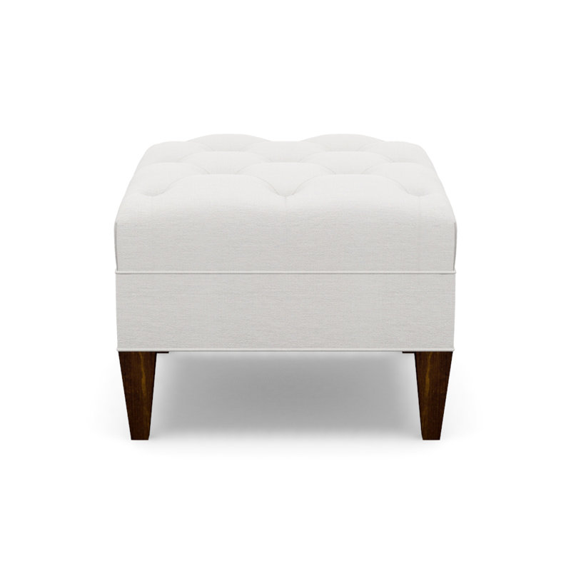 Square Ottoman, Walnut, 9637-80