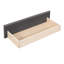 Lit de jour en tissu d'ameublement (gris)-355649868