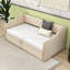 Lit de jour simple rembourré avec couchette-488180501