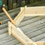 Lit de jardin surélevé en bois Outsunny