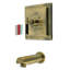 Robinet de baignoire à pression équilibrée à poignée simple Kingston Brass Kaiser-122812672