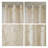 Palm Leaf Burnout Window Sheer 50X84"-786532745